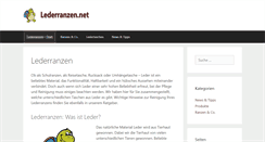 Desktop Screenshot of lederranzen.net
