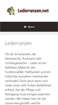 Mobile Screenshot of lederranzen.net